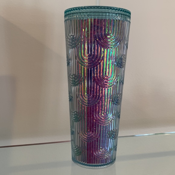 Starbucks iridescent mermaid scales 24 oz tumbler cup - Picture 6 of 8